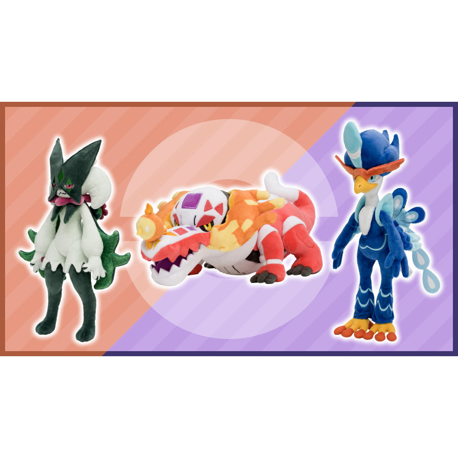 Pokemon Center Plush - Paldea Starters Third Evolution