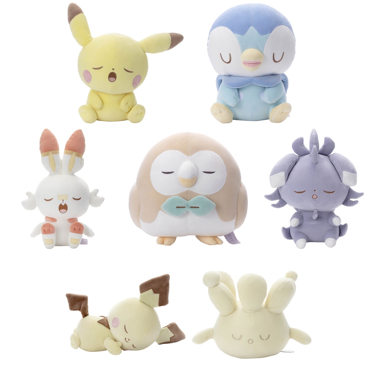ゆっこP　happiness+hope+serenity 3点 Poke Peace - Plush (Good Night Version) – Japan Stuffs
