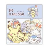 Poke Peace Big Flake Stickers B Set