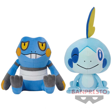 Pokemon Mofugutto Plush - Croagunk / Sobble