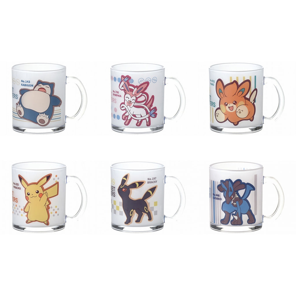 Pokemon Pattern Glass Mug
