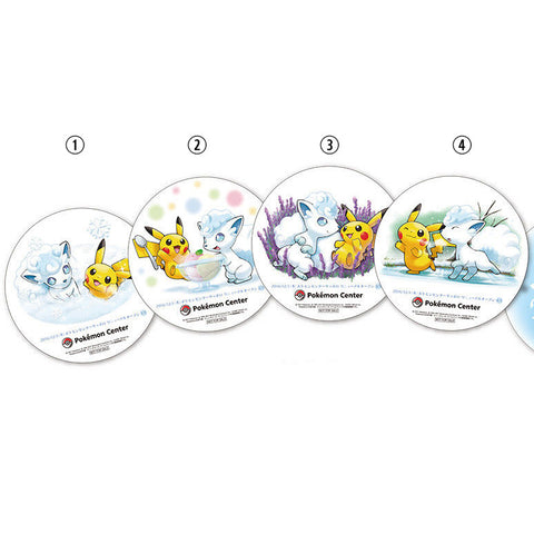 Pokemon Center Alola Vulpix Coasters
